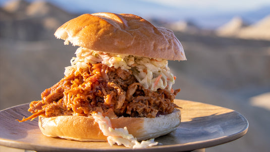 Burger de porc effiloché du Guerrier