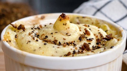 Étagé de boudin aux pommes